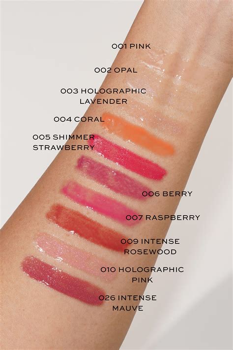 mini dior lip gloss sample|dior lipstick color chart.